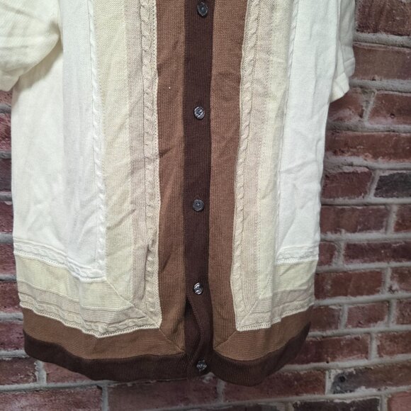 Men's ABERCROMBIE & FITCH Short Sleeve Button Down Shirt Large - Picture 5 of 5